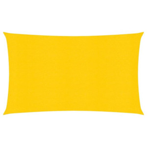 Żagiel przeciwsłoneczny, 160 g/m², żółty, 2x5 m, HDPE