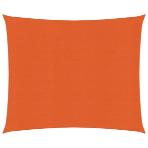 Żagiel przeciwsłoneczny, 160 g/m², pomarańcz, 2,5x2,5 m, HDPE