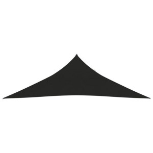 Żagiel przeciwsłoneczny 160 g/m², czarny, 2,5x2,5x3,5m, HDPE