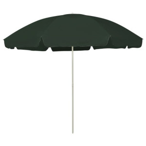 Parasol plażowy, zielony, 300 cm