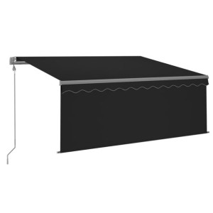 Automatyczna markiza z zasłoną, LED i czujnikiem, 3x2,5 m
