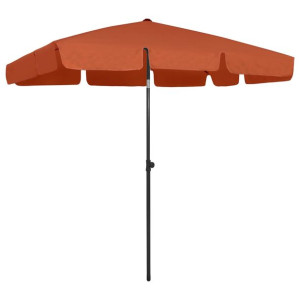 Parasol plażowy, terakota, 200x125 cm