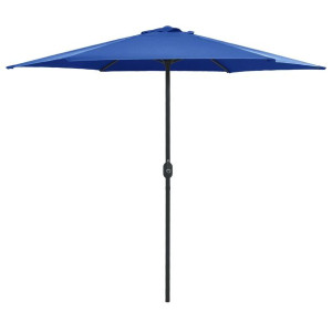 Parasol ogrodowy na słupku aluminiowym, 270x246 cm, lazurowy