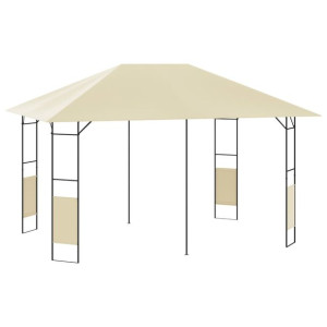 Altana ogrodowa, 4x3 m, kremowa, 160 g/m²