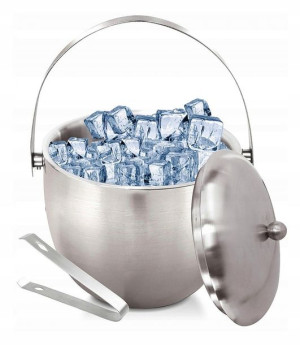 Pojemnik do Lodu 1,75L Wiaderko na Lód Stal [E271