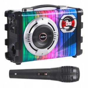 Zestaw do Karaoke Mikrofon Głośnik Bluetooth USB