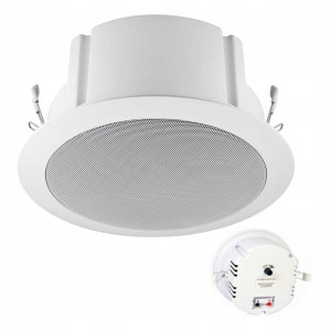 Głośnik Sufitowy Biały 165mm 15W 8ohm opcja 100V