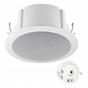 Głośnik Sufitowy Biały 13cm 15W 8ohm opcja 100V
