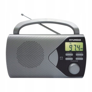 Radio FM AM HYUNDAI Zegar Budzik Sieć i Baterie