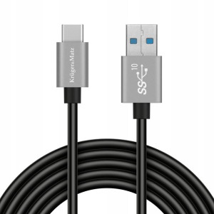 Kabel USB - USB typu C 10 Gbps 0,5m KrugerMatz