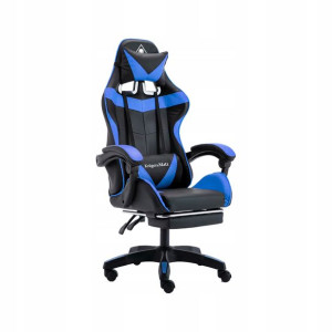 Fotel Gamingowy GX-150 czarno-niebieski do 150 kg