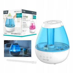 Nawilżacz Powietrza Ultradźwiękowy 2,5L LED RGB