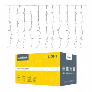 Lampki Białe Kurtyna Świetlna 330 LED IP44