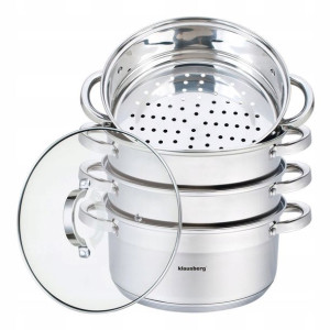Garnek do Gotowania na Parze 5L 24cm 5ele