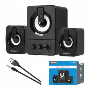 Głośniki Komputerowe 2.1 Subwoofer Zasilanie USB