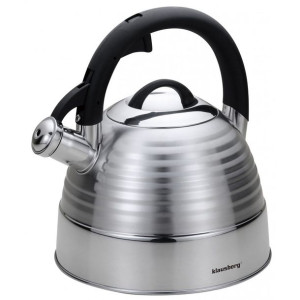 Czajnik Stalowy z Gwizdkiem 3L Indukcja Gaz [U514