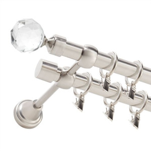 Karnisz Metalowy Podwójny Fi 19mm / 240 Cm Wzory