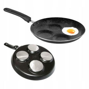 Marmurkowa Patelnia do Jajek Racuchów 24cm [C566