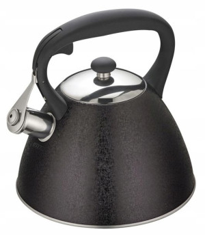 Czajnik Czarny 3l Stalowy Indukcja Gaz [m859