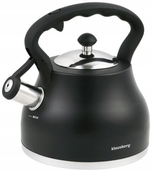 Czajnik Czarny Mat 2,7L Stalowy Indukcja Gaz [B228