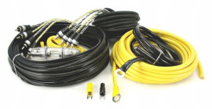 Kable do wzmacniacza 8GA 50A tuba wzmacniacz