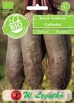Bio Burak Ćwikłowy Cylindra Nasiona Ekologiczne 10g