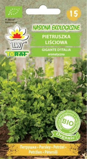 Bio Pietruszka Liściowa Gigante D'italia Nasiona Ekologiczne 2g