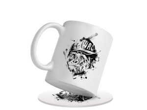 Kubek z Nadrukiem + podkładka - Swag Monkey