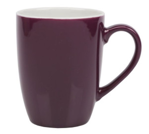 Kubek porcelanowy porcelana New Bone PURPLE 350 ml wzór nr 2 purpurowy fiol