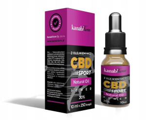 Olejek konopny CBD 20% +Olej MCT odchudzanie 10 ml