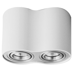 Lampa natynkowa Tubka tuba n/t IVO 2W/CH podwójna biały/chrom OZZO