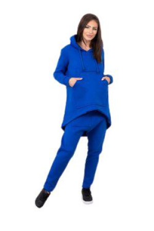 Dres Damski Komplet Bluza I Spodnie Baggy Chabrowy