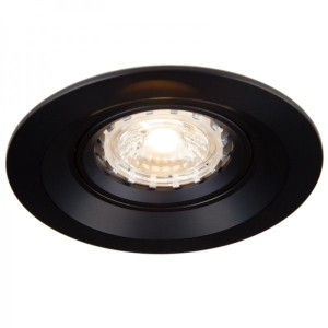 Lampa podtynkowa OZZO ALTER 212-BL okrągła ruchoma IP20 czarna