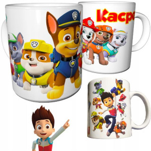 Kubek PSI PATROL Paw Patrol + IMIE DZIECKA prezent