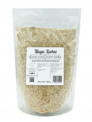 Sezam BIAŁY 1kg ŁUSKANY naturalne ZIARNO