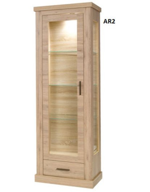 Witryna AMBER AR2 68cm meble do salonu zestaw