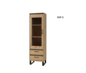 Witryna NEWADA NW3 60cm do salonu dąb artisan