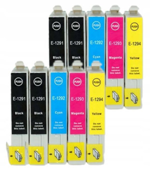 10x Epson T1291-1294 T01291-01294 B42wd Bx305f