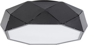 Sigma Lampa Plafon Jota L Czarny 31883