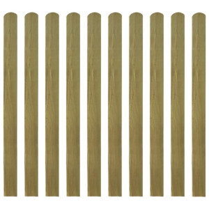 20 impregnowanych sztachet drewnianych, 120 cm