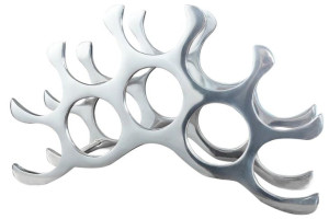 INVICTA stojak na wino REEF - aluminium