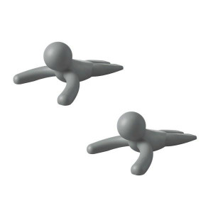 UMBRA stoper pod drzwi BUDDY 2szt. szary