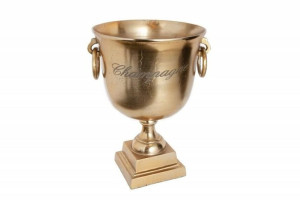 INVICTA CHAMPAGNE 40 cm chłodziarka do szampana - aluminium, złota