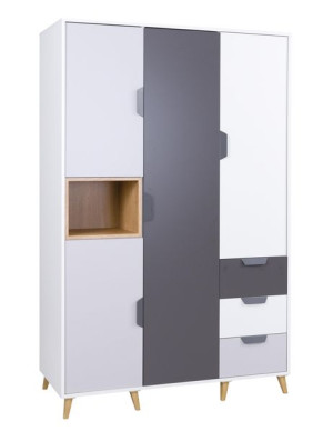 Szafa młodzieżowa 120 cm SYSTEM JOKER Regał 1