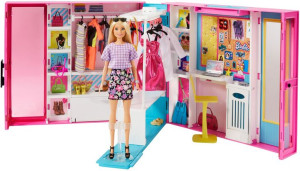 Wymarzona Szafa Na Ubranka + Lalka - Barbie Fashionistas - Gbk10