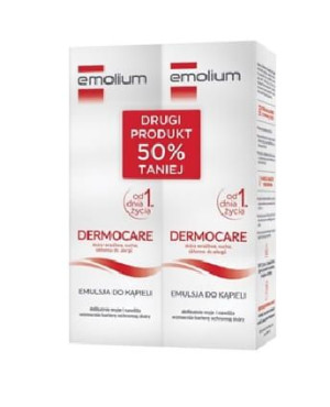 Emolium Dermocare Emulsja Do Kąpieli 2x 400 Ml