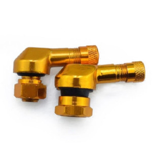 Zawór motocyklowy 90 stopni Złoty 11.3mm