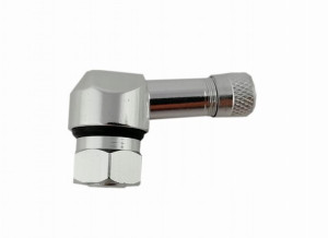 Zawór motocyklowy 90 stopni Srebrny 11.3 mm