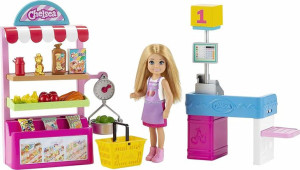 Barbie - Sklepik + Lalka Chelsea - Możesz Być Kim Chcesz - Gtn67