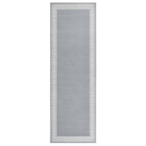 Chodnik dywanowy BFC szary wzór 80x250cm